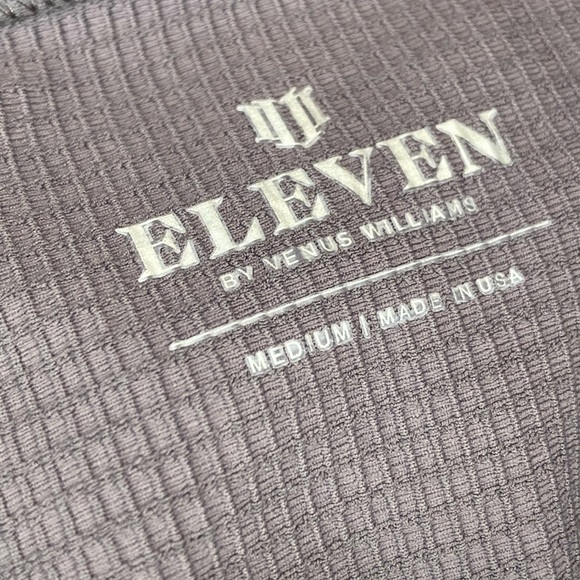 EleVen by Venus Williams varsity sports bra cement Gray with Flames Medium NWT - Picture 6 of 6